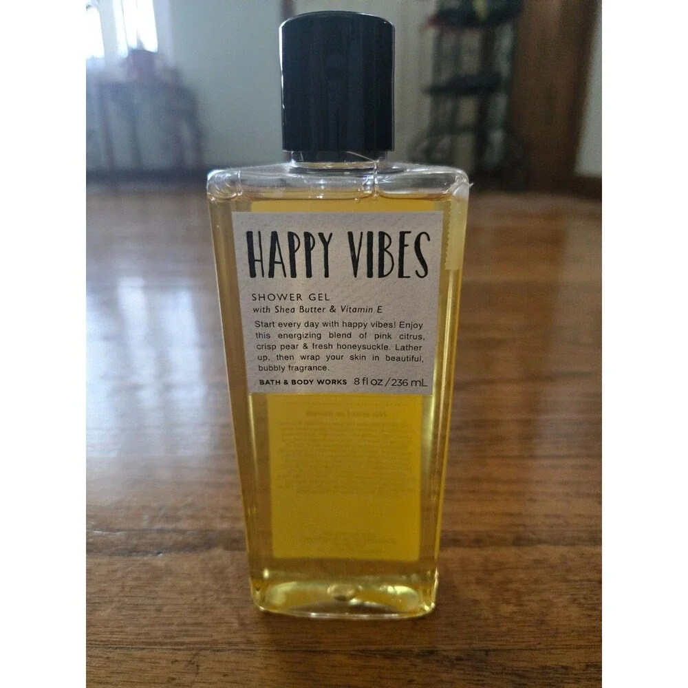 Bath & Body Works Happy Vibes Shower Gel 8 oz Retired Scent New